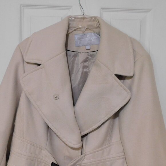 Jessica Simpson 1x belted coat - Picture 4 of 5